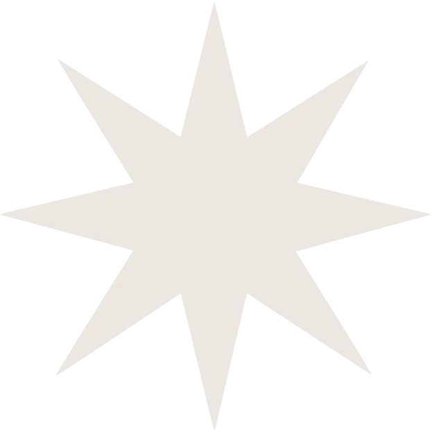 Alt Text: Eight-pointed star icon inspired by traditional Middle Eastern geometric design.